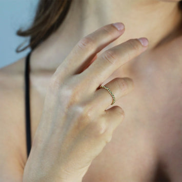 Inel din aur galben de 14K