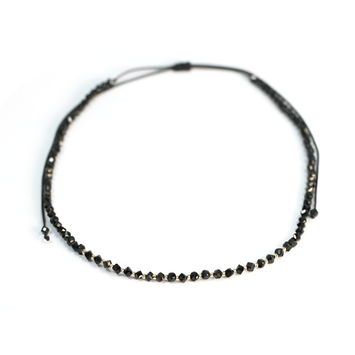 Colier din aur galben de 14K cu hematit