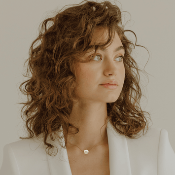 Colier cu perla de cultura - Aur galben de 14K