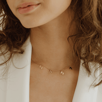 Lantisor mama - Aur galben de 14K