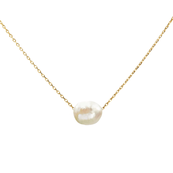 Colier cu perla de cultura - Aur galben de 14K