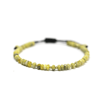 Bratara snur si cuart galben - Aur galben de 14K